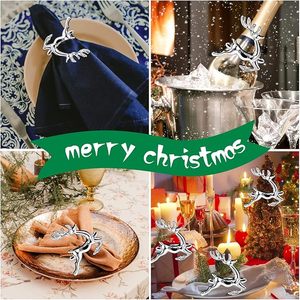 Ronds de serviette en papier cristal rond pour pièces centrales de table de fête Rond de serviette décor à la maison unique - Product Image 4