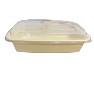 Contenitore Classico Rettangolare in PP da 24oz Impilabile per Alimenti con Coperchio in Plastica e Conservazione della Freschezza per Uso Domestico in Cucina - Product Image 1