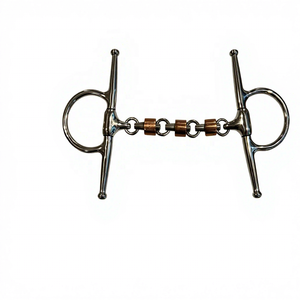 Bocado de Cobre Waterford de Mejillas Completas con Rodillo de Acero Inoxidable para Equitación - Product Image 5