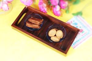 Bandeja de madera para servir 100% shesham con mango regalos para ti bandejas Rústicas - Product Image 2