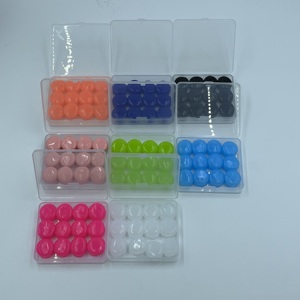 Bouchons <span class=keywords><strong>d</strong></span>'oreilles en silicone malléable pour dormir, doux, réduisant le bruit, pour le ronflement, réutilisables - Product Image 2