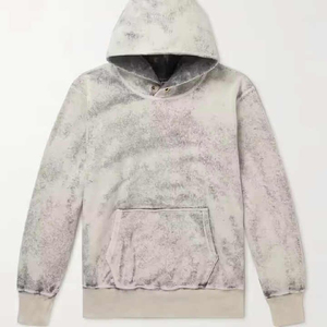 OMG เสื้อฮู้ดสวมหัวผ้าฝ้าย100% สำหรับผู้ชายเสื้อผ้าแนวสตรีทแวร์แอซิดซักไหล่ขนาดใหญ่สำหรับผู้ชาย - Product Image 1