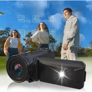 HD 4K 56MP Video Máy Ảnh 6X Zoom Quang Học 4.0 IPS Màn Hình Cảm Ứng Cầm Tay Máy Quay Phim DV Vlogging Máy Ảnh - Product Image 2