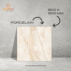 Porcelanato กระเบื้องเคลือบลายครามขนาด60x60ซม. มีความทนทานมันวาวเหมาะสำหรับการใช้งานในที่อยู่อาศัยและเชิงพาณิชย์ - Product Image 3