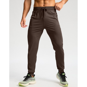 Workout Gym Training Track Joggers Pantalon de survêtement pour homme avec poches zippées, anti-rides, pantalon homme, pantalon teint uni - Product Image 2