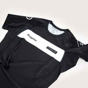 MMA – chemise noire pour homme, protection contre les éruptions cutanées et impression sublimée de couleur personnalisée pour la Gym - Product Image 4