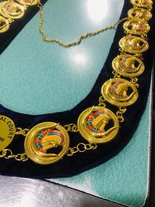 ปลอกคอโซ่โลหะ Masonic Blue House - Product Image 4