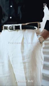 Ceintures en cuir de mode pour les boucles élégantes durables des hommes dans divers styles et options de couleurs Vente en gros de haute qualité tendance - Product Image 4