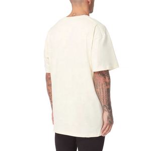 เสื้อเชิ้ตผู้ชายแบบลำลองผ้าฝ้าย 100% ทรงโอเวอร์ไซส์ เสื้อยืดเปล่าแบบกำหนดเองสำหรับผู้ชาย - Product Image 2