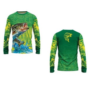 Servicios OEM Nuevo diseño Sublimación Pesca Jerseys Sublimado personalizado Pesca Camisas Más vendidos Ropa deportiva Camisas de poliéster - Product Image 3