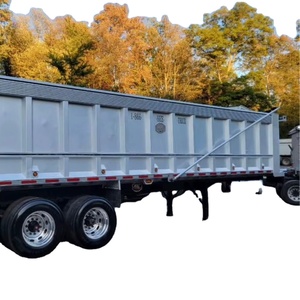 UTILISÉ COMME NEUF 2009 MAC TRI ESSIEU DUMP TRAILER 35FT LONG 75INCH SIDS REYCO SUSPENSION NEW LINER NEW PISTON NEW CANVAS TARP - Product Image 1