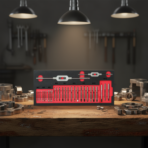 Módulo de Espuma Bicolor con 29 Llaves y Machos de Roscar para Almacenamiento y Organización de Herramientas, Producto USAG - Product Image 3