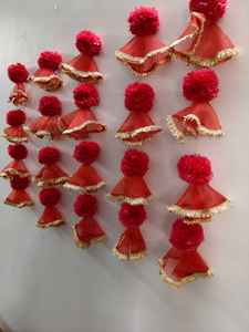 Guirlandes de marigolds Net Gota Patti pour la décoration de fêtes Haldi, Mehandi, Sangeet, de patios, de réceptions de nuit Jaggo, de maisons neuves et de jardins - Product Image 3