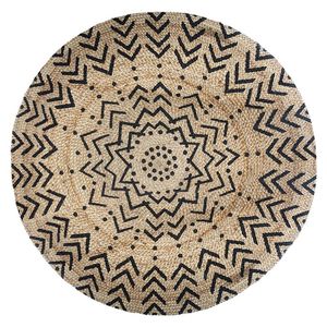 Tapis en jute tressé rustique moderne, fait à la main en Inde, réversible, taille personnalisée, tapis de salon pour la décoration de la maison - Product Image 1
