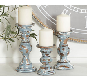 Bougeoir en bois fabriqué à la main avec un design frais en bois de haute qualité pour une fête de mariage personnalisée et un décor de restaurant - Product Image 2