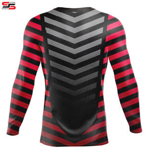 Haute qualité Oem Fight Rash Guard Sublimation Baselayer Training MMA Compression Shirts BJJ Rash Guard - Product Image 2
