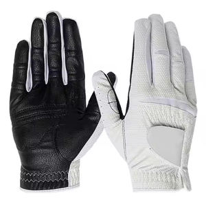 Gants de golf en cuir véritable sur mesure OEM Gants de golf en cuir avec marque privée en gros Gants de golf en cuir à doigt fabriqués par cintre Impex - Product Image 4