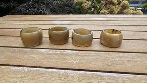 Servilleteros de Cuerno de Búfalo, Porta Servilletas Redondos para Hoteles de Lujo, Restaurantes y Mesas de Boda, Alta Calidad - Product Image 2