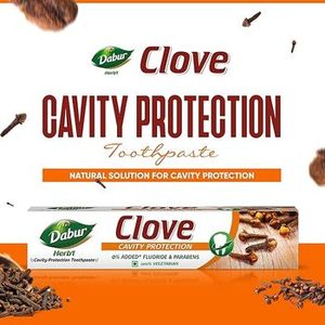 Dentifrice à la cannelle à base de plantes Dabur Premium 200 G Dentifrice à base de plantes fiable favorisant l'hygiène buccale et la solidité des dents - Product Image 3
