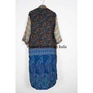 Robes de mariée en soie pour femmes, fabrication en gros, vêtements de bain et de plage pour mariée, vêtements de nuit avec motif, été, hiver - Product Image 5