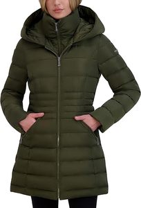 Veste d'hiver avec logo personnalisé Manteaux matelassés pour femmes Motif imprimé Remplissage épais Extérieur Hiver - Product Image 5