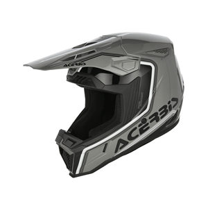 Casco da Corsa Moderno Acerbis con Doppia Visiera Grafica WHOOPS Guscio in PC per Motocross Nuova Condizione - Product Image 1
