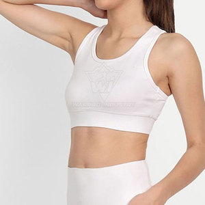 เสื้อชั้นในกีฬาผู้หญิงไร้ตะเข็บ ซัพพอร์ตสูง เสริมฟองน้ำ สำหรับโยคะ วิ่ง ฟิตเนส ออกกำลังกาย ระบายอากาศได้ดี สายปรับได้ - Product Image 2