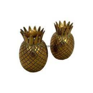 Pineapple Design Pure Brass <b>Salt</b> and <b>Pepper</b> <b>Set</b> of 2 New Style Home Kitchen Table Decoration Metal Made Herb And Spices Tools - Product Image 6