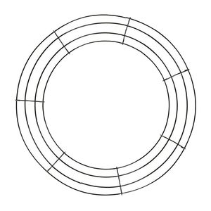 30cm round DIY Floral <b>Wreath</b> <b>Frame</b> Iron Wire Decorative Accent for Holiday Rooms Home Handmade <b>Metal</b> <b>Frame</b> for Interior Design - Product Image 1