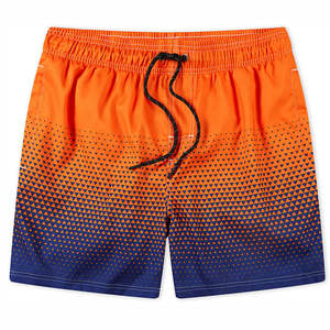 ¡Venta al por mayor 100% bañadores elásticos de algodón para hombres pantalones cortos de playa transpirables de secado rápido con impresión de transferencia por sublimación OEM Bienvenido! - Product Image 1