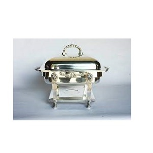 อาหารบุฟเฟ่ต์หม้ออุ่นอาหารเย็นโต๊ะเสิร์ฟอาหารโรงแรมขัดเงาพร้อมขาตั้ง - Product Image 6
