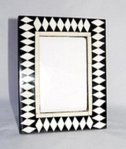 Top Design Eco-Friendly Handmade Square Wood Bone Inlay <b>Photo</b> <b>Frame</b> for Wall and <b>Wedding</b> Decoration - Product Image 1