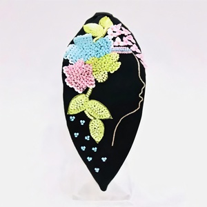 Designer Luxury Hair Accessories for Women Classic Brand <b>Flower</b> Design <b>Headbands</b> - Product Image 4