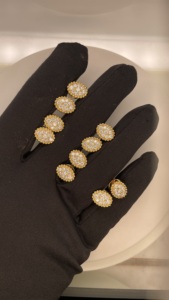 Boucles d'oreilles fines minimalistes 925 argent moissanite diamants boucles d'oreilles fines accessoire de port quotidien du fabricant de gros indien - Product Image 5