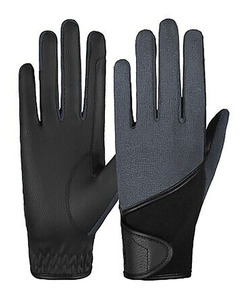 2024 gants équestres professionnels en cuir synthétique de conception personnalisée pour les hommes gants d'équitation d'hiver - Product Image 6