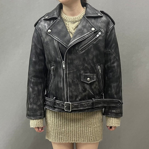 Best Selling Women's Brown genuine <b>Leather</b> Jacket Quality Custom Motorbike <b>Coat</b> Breathable and Windproof Most Popular for Ladies - Product Image 3