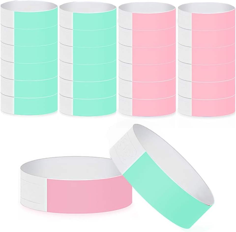 Waterproof Disposable Tyvek Wristbands Nautical Style Screen Printed Custom Logo Events Festivals Promotional Novelty Gifts 2