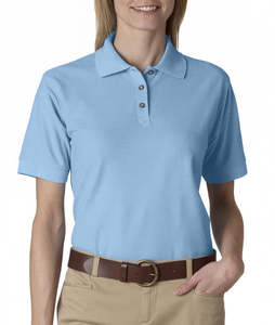 Polo à séchage rapide t-shirts décontracté léger col tournant chemises de Golf dames Slim Fit 100% coton respirant Polo t-shirts femmes - Product Image 2