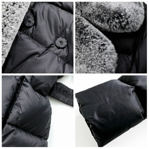 Veste longue à col en fourrure grande taille pour femme et manteau d'hiver en peluche pour femme - Product Image 6