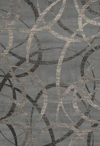 Alfombra de viscosa con mechones abstracta grande moderna pila de bucle de respaldo de látex para uso doméstico para alfombras de sala de estar - Product Image 2