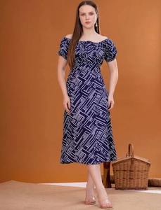 เดรสสั้นผ้าฝ้ายอินเดียทำด้วยมือชุดเดรสของขวัญแต่งงานพิมพ์ลายใส่สบายฤดูร้อนแฟชั่นเรียบง่ายลดราคา! - Product Image 2