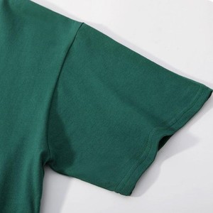 เสื้อเชิ้ตผ้าคอตตอนสะพายไหล่สำหรับผู้ชายขนาดพิเศษเสื้อ100% 200กรัมโลโก้ตามสั่ง - Product Image 4