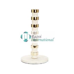 High Quality Gold Plated Pillar <b>Candle</b> <b>Holder</b> with <b>Marble</b> Stem 12H Metal Candlestick <b>Holders</b> Wedding Lightening <b>Candle</b> <b>Holders</b> - Product Image 4