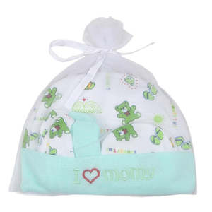 Conjunto de Gorros para Recién Nacido, 3 Piezas - Cian - Product Image 2