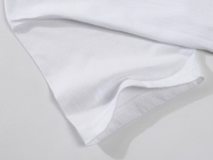 เสื้อยืดแขนสั้นสำหรับผู้ชายชุดชั้นในผ้าฝ้ายสีขาวสำหรับ100% - Product Image 4