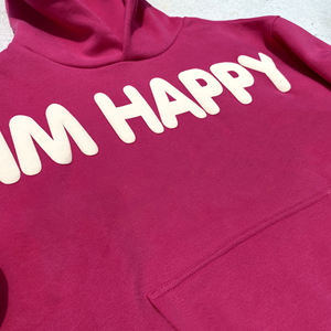 Sudadera Holgada 2025 100% Algodón de Alta Calidad con Logotipo Personalizado, Impresión Puff en 3D, Sudadera Extra Grande para Hombre - Product Image 6