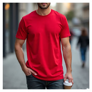 T-shirt à manches courtes pour hommes, coupe décontractée, séchage rapide, col en V, été, jogging, vêtements de fitness, t-shirt pour hommes - Product Image 2
