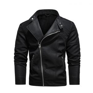 Veste en cuir grande taille de haute qualité pour hommes, vêtements d'extérieur coupe-vent, fermeture à glissière, vêtements de course automobile respirants - Product Image 4