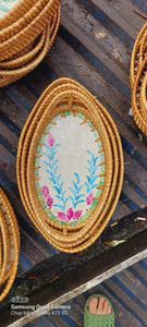 DragonEx Panier ovale tissé fait à la main en rotin Plateau à fruits Modèle TRAY03 pour assiette de service à bas prix - Product Image 2