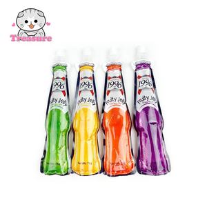Bolsas coloridas <span class=keywords><strong>de</strong></span> gelatina afrutada en forma <span class=keywords><strong>de</strong></span> botella con diseño exprimible, sabores surtidos - Product Image 5